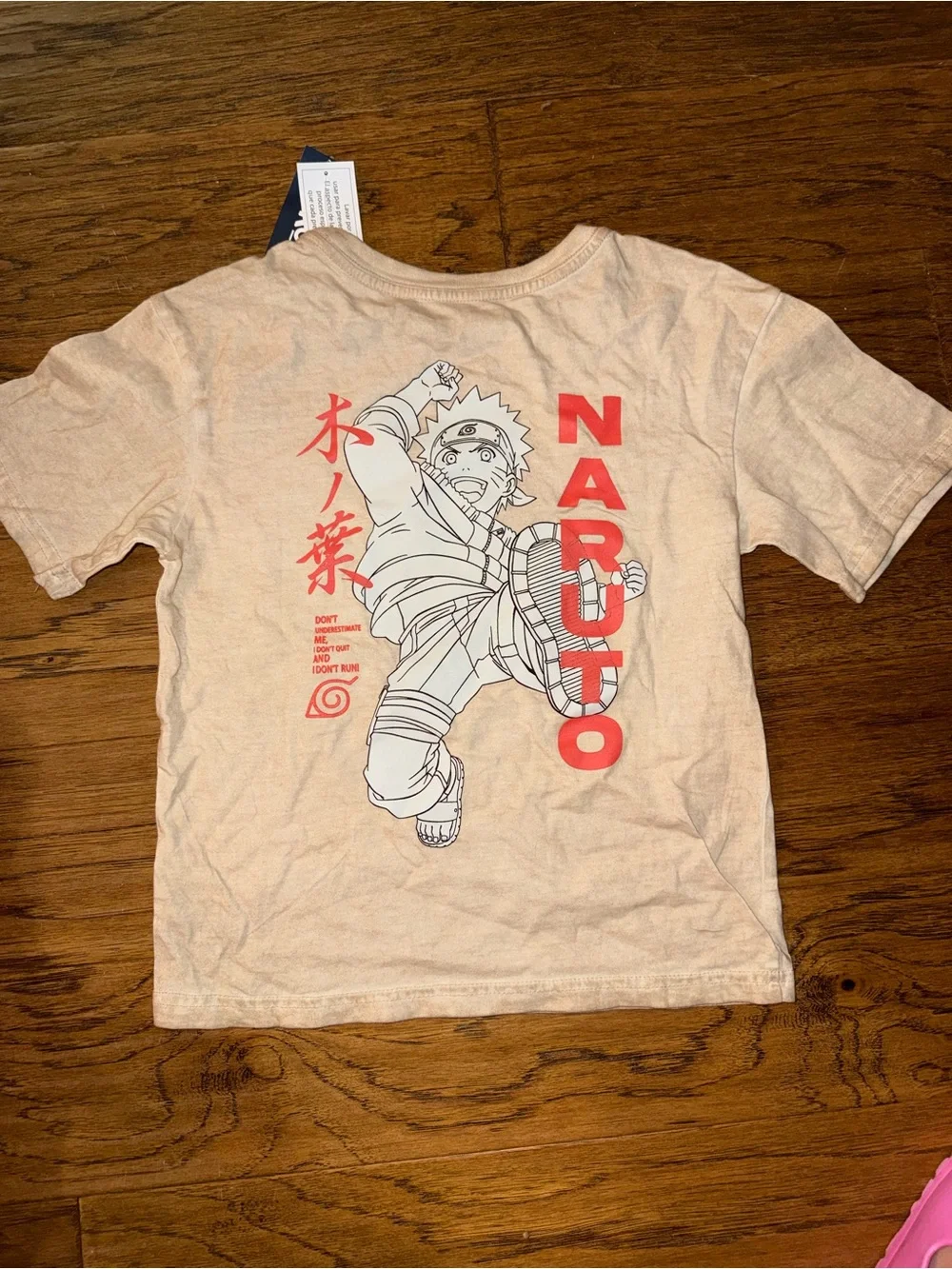 Oshkosh Naruto  Graphic Tee for Kids - Light Peach